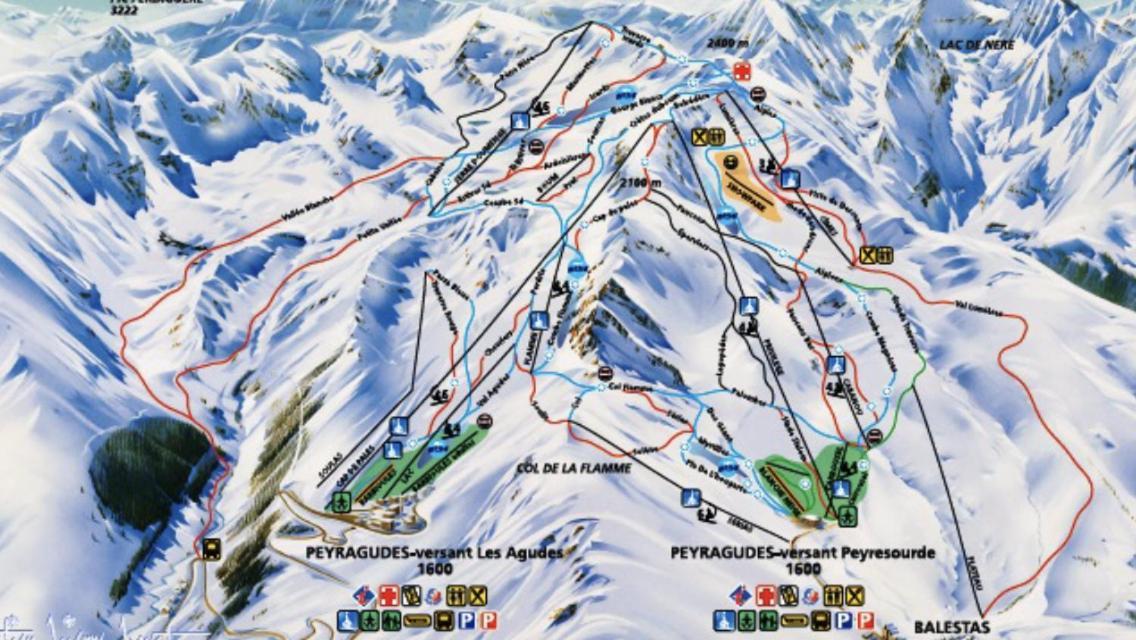 Апартаменты Appart Station De Ski Peyragudes Versant Les Agudes - 6 Pers Gouaux-de-Larboust Экстерьер фото